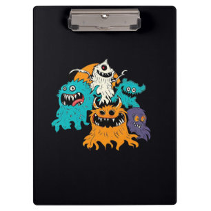 Porte-bloc Halloween/Monster/octobre/automne