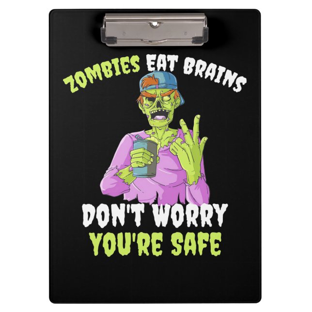 Porte-bloc Halloween Ne T'Inquiète Pas Tu Es En Sécurité (Devant)