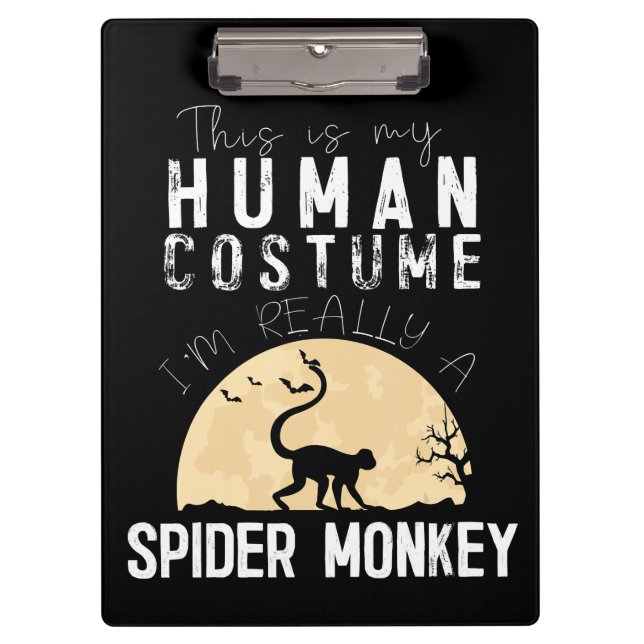 Porte-bloc Halloween Spider Monkey Horreur Déplaisante (Devant)