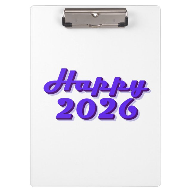 Porte-bloc Happy 2026 (Devant)