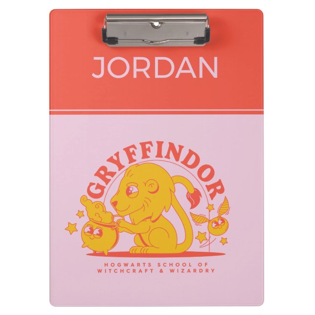 Porte-bloc HARRY POTTER™ | École de Hogwarts GRYFFINDOR™ (Devant)