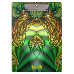 Porte-bloc HEATH ~ETHEREAL ! Vert, Orange, Noir, Gris Jaune
