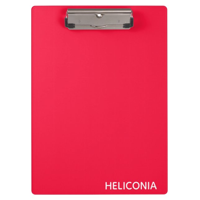 Porte-bloc Heliconia red color (Devant)