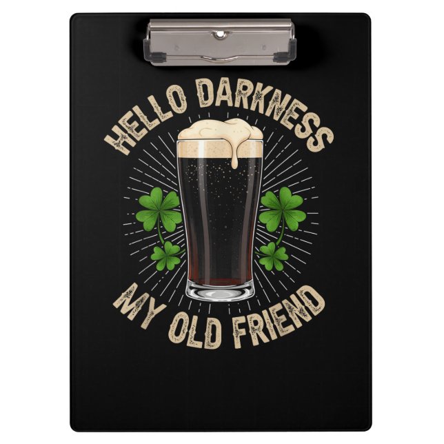 Porte-bloc Hello Darkness My Old Friend (Devant)
