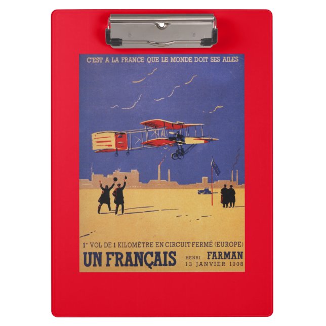 Porte-bloc Henry Farman vole chez Issy-les-Moulineaux (Devant)