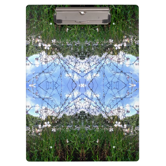 Porte-bloc Herbe Verte Ciel Bleu (Devant)