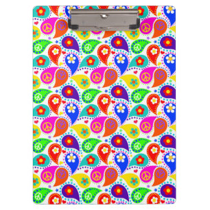 Porte-bloc Hippie Paisley Porte - bloc de panneaux et de fleu
