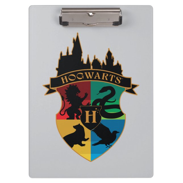 Porte-bloc HoGWARTS™ Castle Crest House Insigne de fierté (Devant)