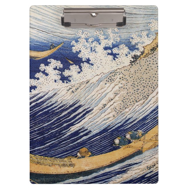 Porte-bloc Hokusai Ocean Waves Sea Boats (Devant)