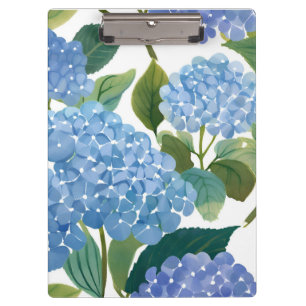 Porte-bloc Hortensias bleus Beau buisson floral