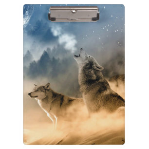 Porte-bloc Howling Wolves