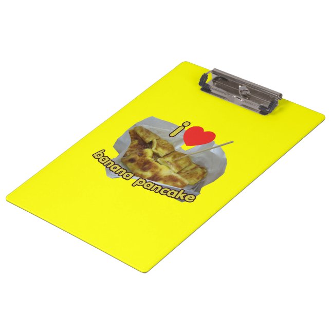 Porte-bloc I Love (Coeur) Banana Pancake ... Thai Street Food (Incliné)