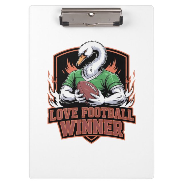 Porte-bloc I love football  (Devant)