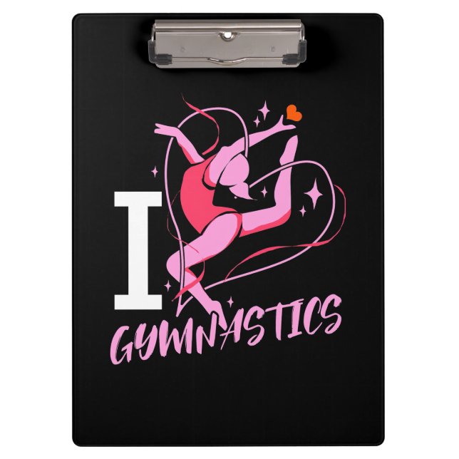 Porte-bloc I Love Gymnastique (Devant)
