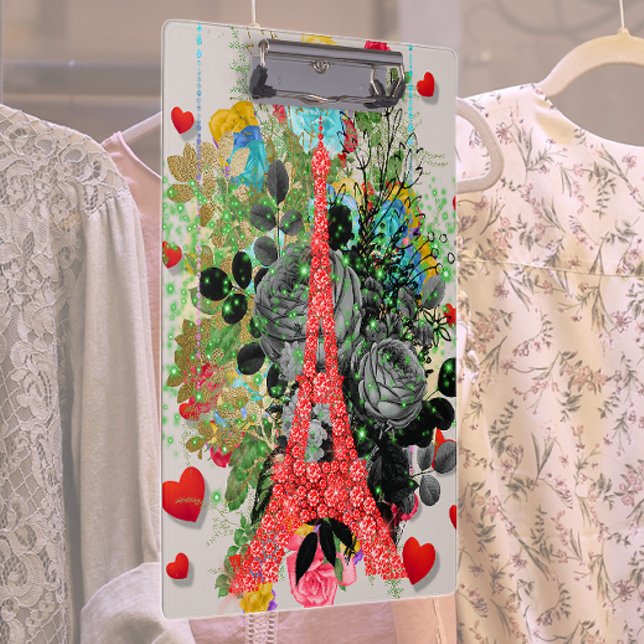 Porte-bloc I Love Paris (Créateur téléchargé)