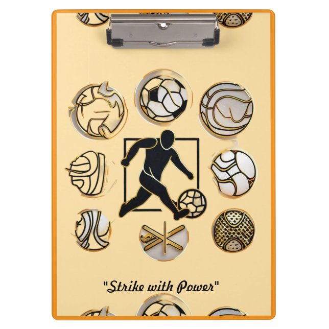 Porte-bloc "Idées créatives de football" (Devant)