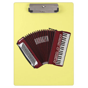 Porte-bloc Illustration d'accordion