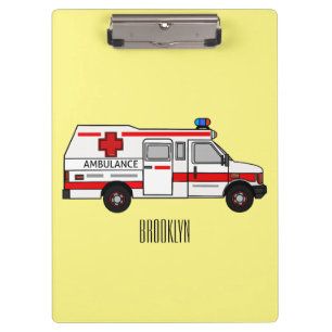 Porte-bloc Illustration d'ambulance