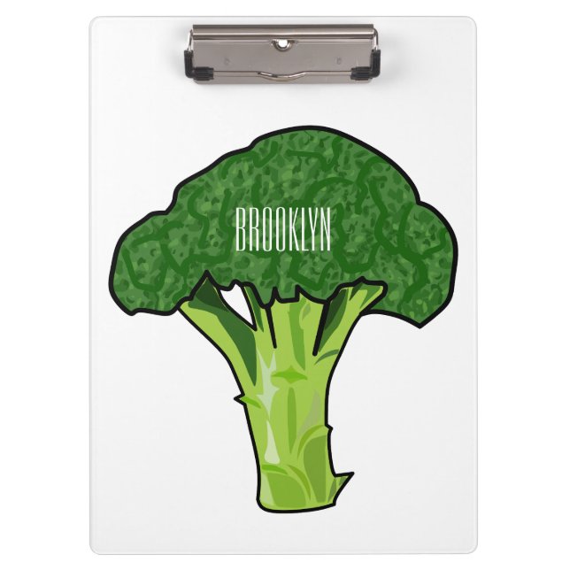 Porte-bloc Illustration de Broccoli (Devant)