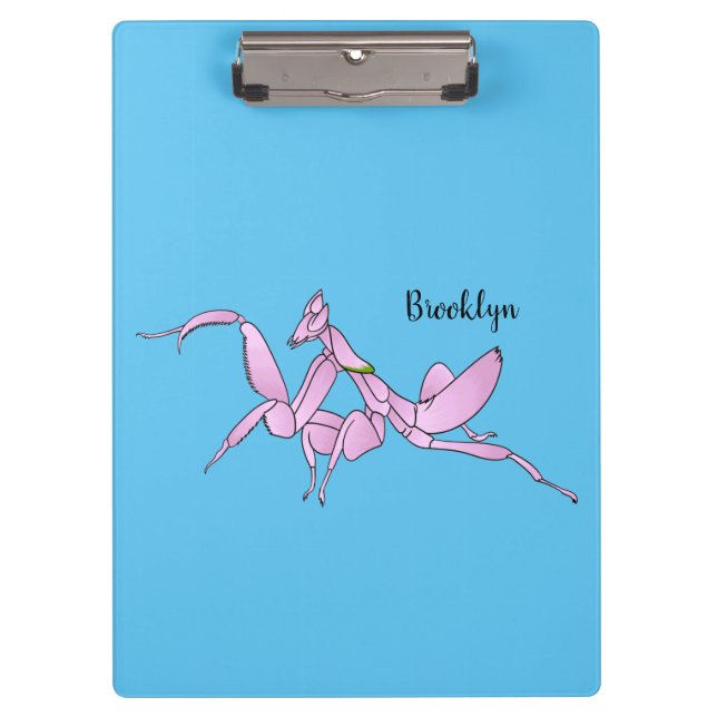 Porte-bloc Illustration de carte de manto orchidée  (Devant)