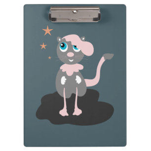 Porte-bloc Illustration de chat pour enfants, chaton de dessi