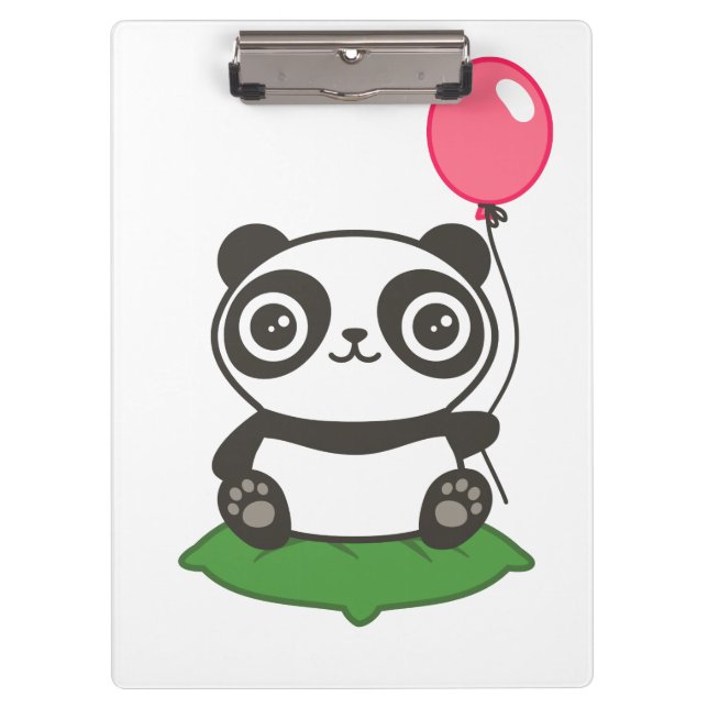 Porte-bloc Illustration de Cute Panda (Devant)