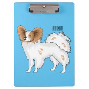 Porte-bloc Illustration de dessin pour chien de Papillon