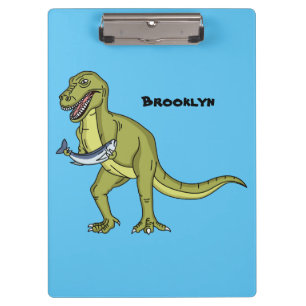 Porte-bloc Illustration de dinosaure T rex drôle