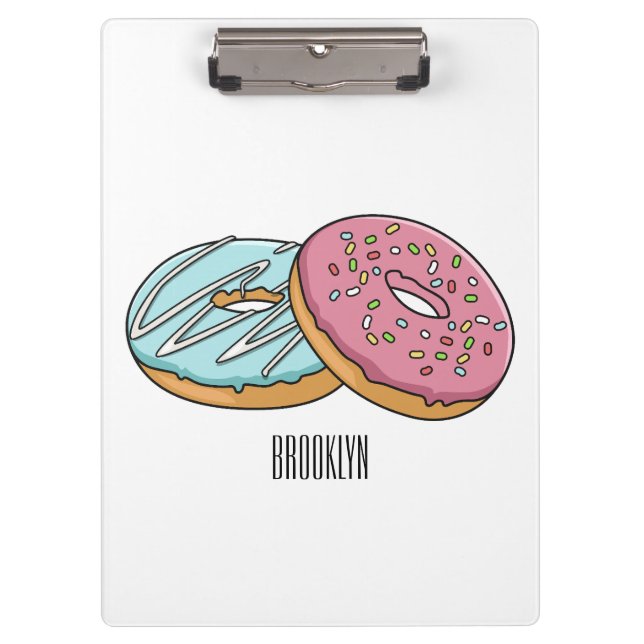 Porte-bloc Illustration de Donut (Devant)