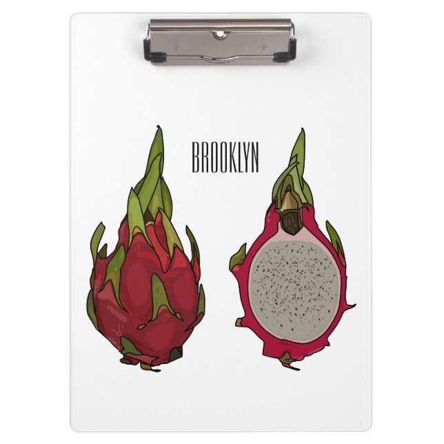 Porte-bloc Illustration de dragon fruit (Devant)