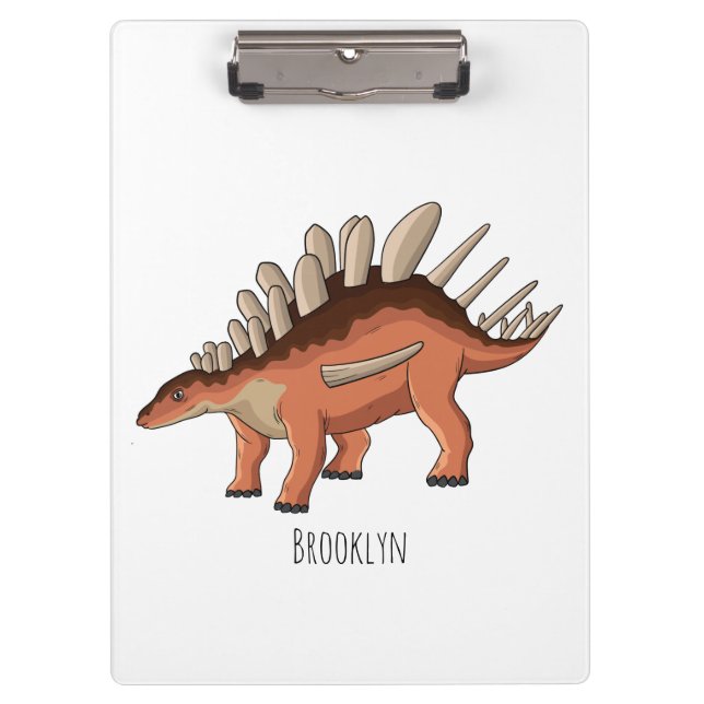 Porte-bloc Illustration de Kentrosaurus (Devant)