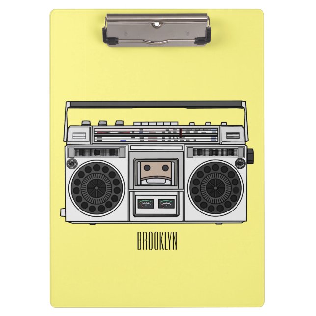 Porte-bloc Illustration de la bande dessinée radio (Devant)