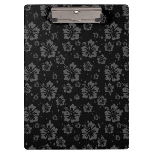 Porte-bloc Illustration de la fleur noire sur l'Arrière - pla