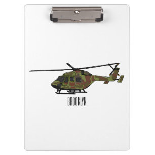 Porte-bloc Illustration de l'hélicoptère de l'armée