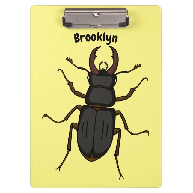 Porte-bloc Illustration de l'insecte du dendroctone du pin (Devant)