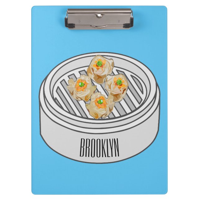 Porte-bloc Illustration de Shumai dim sum (Devant)