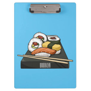 Porte-bloc Illustration de sushi