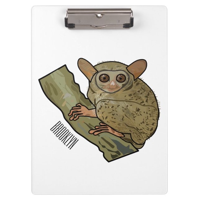 Porte-bloc Illustration de Tarsier (Devant)