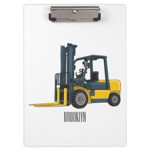 Porte-bloc Illustration du chariot élévateur