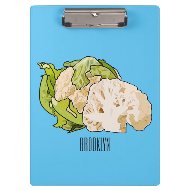 Porte-bloc Illustration du chou-fleur (Devant)