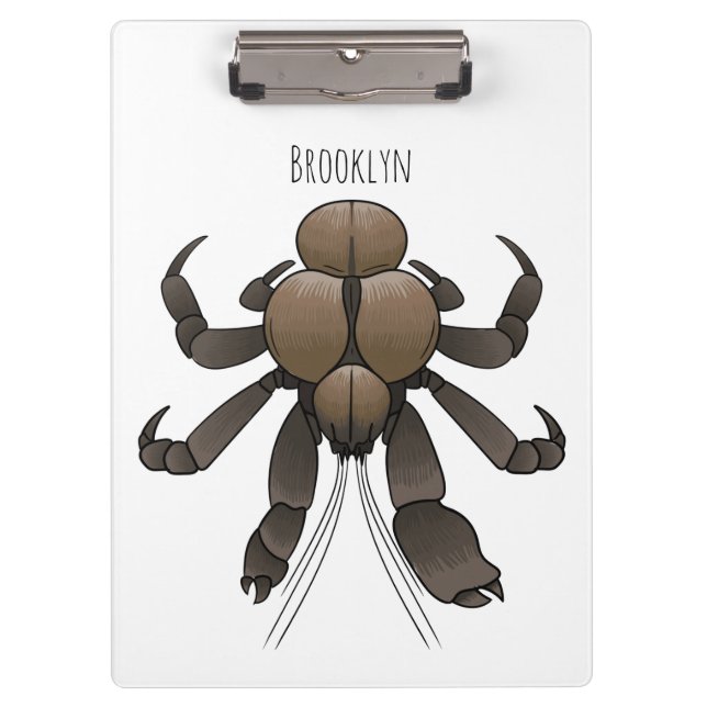 Porte-bloc Illustration du crabe de coco (Devant)