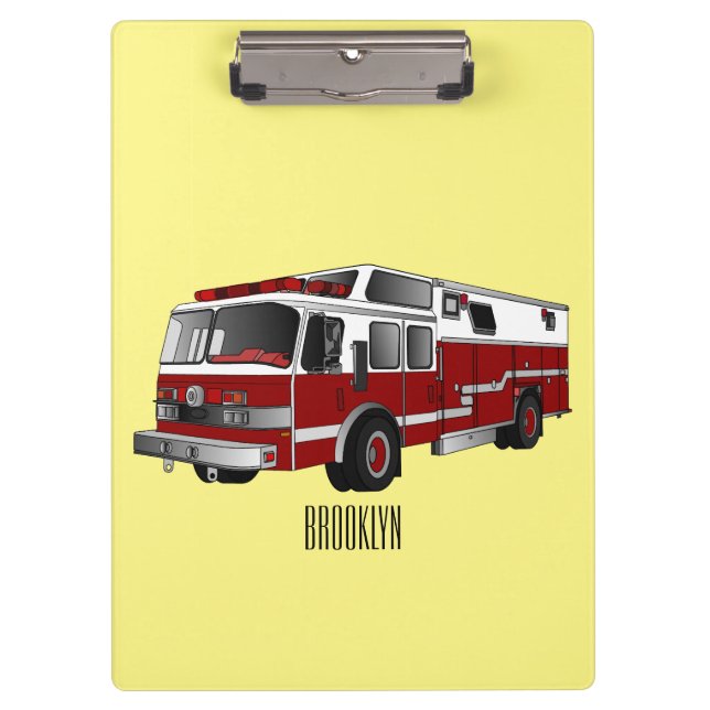Porte-bloc Illustration du moteur à incendie (Devant)