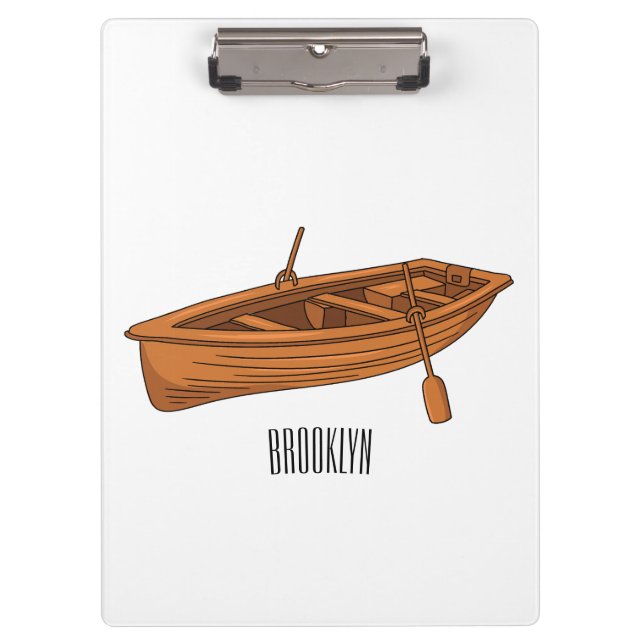 Porte-bloc Illustration d'un bateau à roues (Devant)