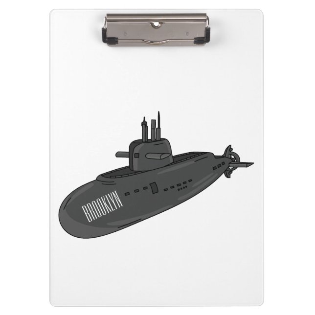 Porte-bloc Illustration sous-marine (Devant)
