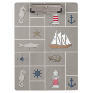 Porte-bloc Illustration thématique marine