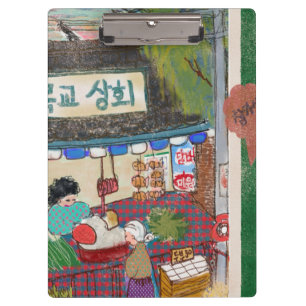 Porte-bloc illustré – Motif coloré