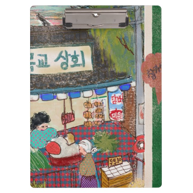 Porte-bloc illustré – Motif coloré (Devant)