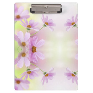 Porte-bloc Image personnalisé & Fleur rose aquarelle