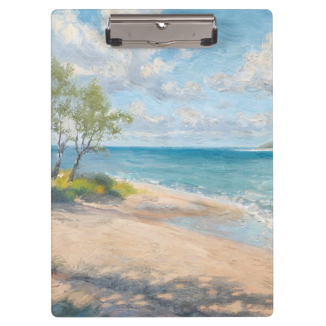 Porte-bloc Impression d'art de plage Fine Art Breeze Côtière (Devant)