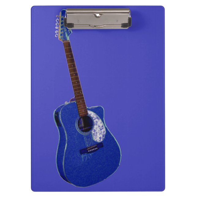 Porte-bloc Impression d'art guitare (Devant)